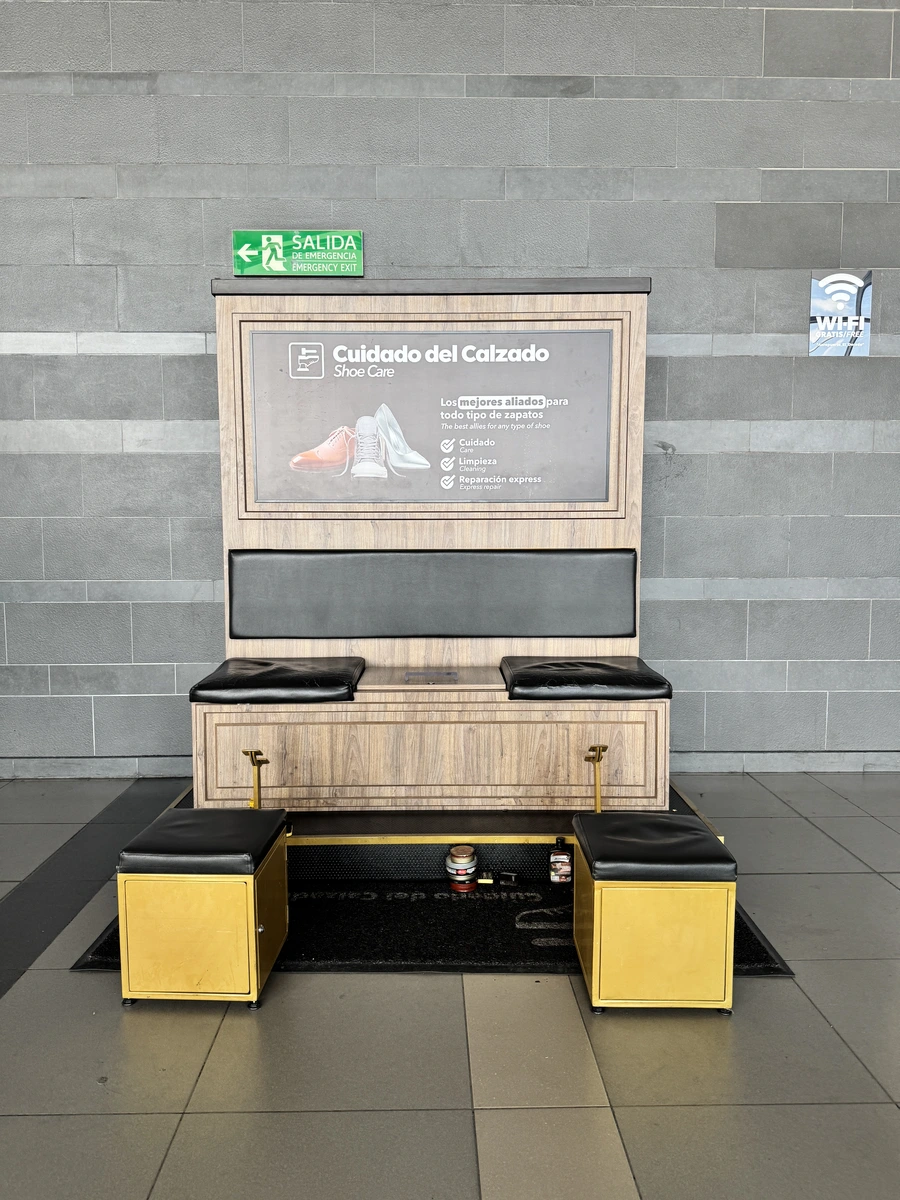 espacio para el cuidado del calzado